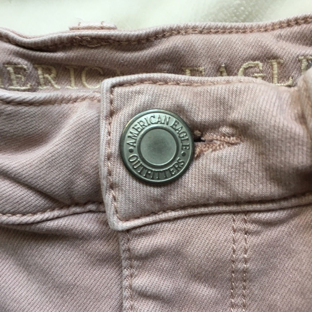 Pink American eagle jeans